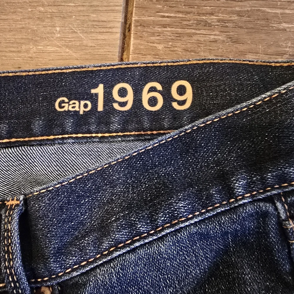 Gap 1969 Sexy Boyfriend Jeans Size 27t City Blue - Picture 4 of 6